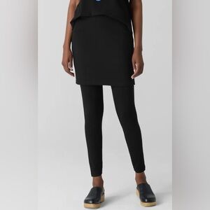 Eileen Fisher Skirted Ankle Leggings size XS